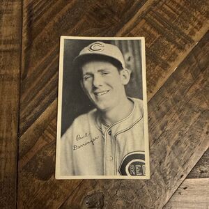 1936 National Chicle “Fine Pens” (R313) Paul Derringer Cincinnati Reds Photo